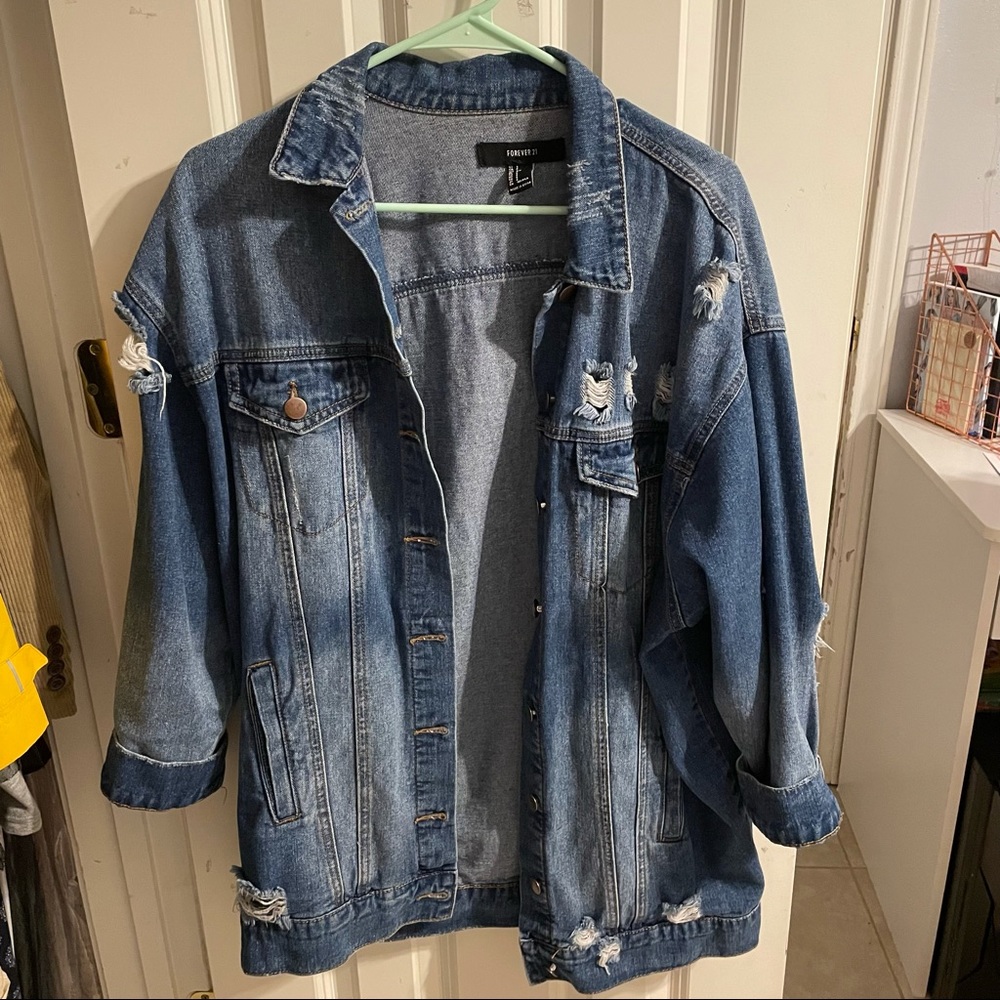 Distressed Denium Jacket